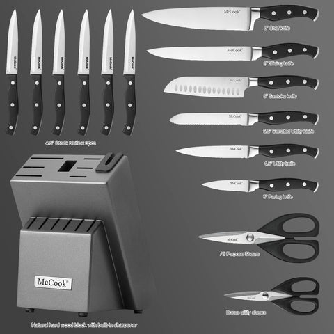 McCook cuchillo pelador 3 pulgadas para pelar con precisión.