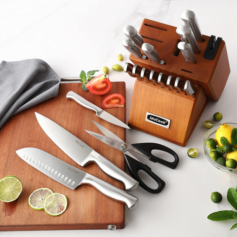 McCook cuchillo rebanador 8 pulgadas, precisión para carnes y verduras