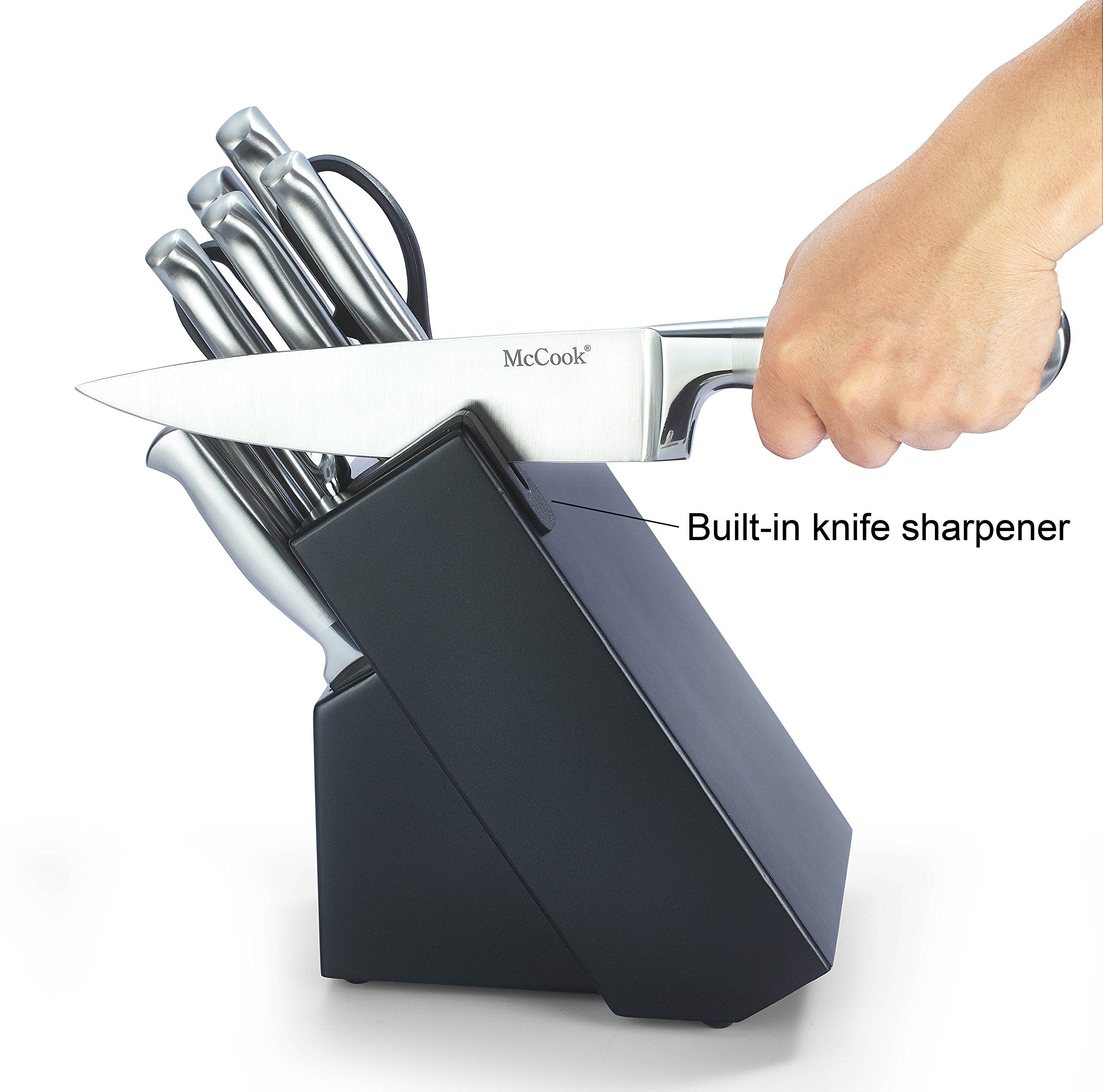 McCook cuchillo santoku 5 pulgadas perfecto para picar verduras y carnes