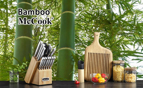 Cuchillo santoku McCook de 5 pulgadas con filo preciso para cortes limpios