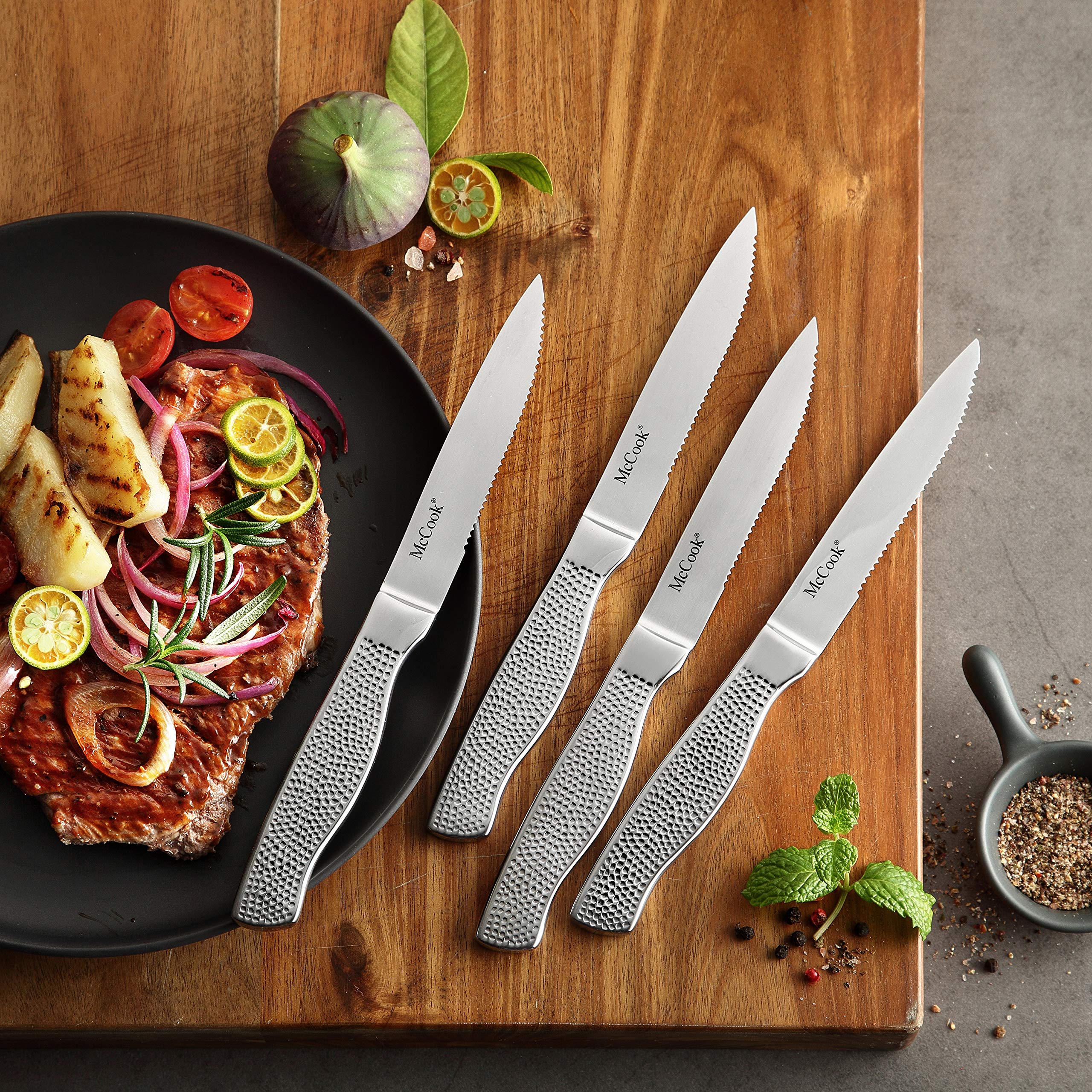 8 piezas McCook para cuchillos de corte.