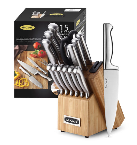Conjunto McCook con bandeja y afilador integrado para almacenamiento ordenado y afilado