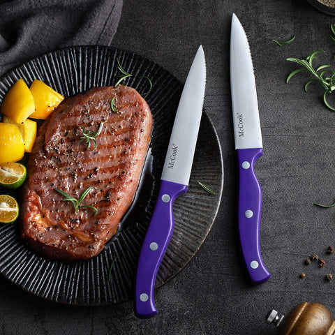 Cuchillo para pelar McCook MC27 de 3 pulgadas para pelados precisos.