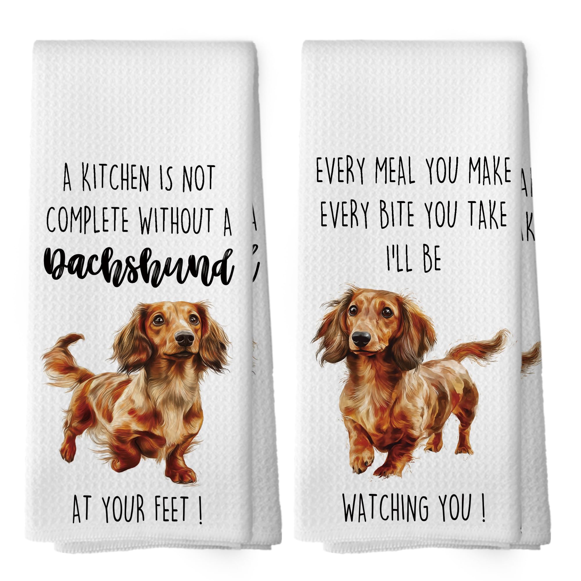 Mcehtle toallas cocina dachshund diseño 1, ideal para secar platos y manos