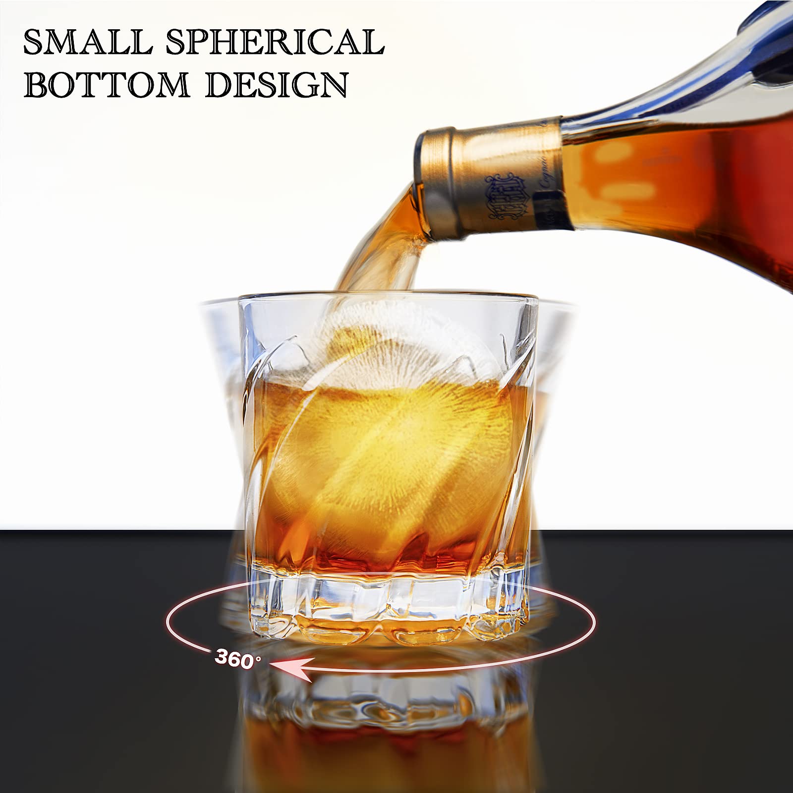 Set de 4 vasos Mcherry con moldes, ideal para reuniones.