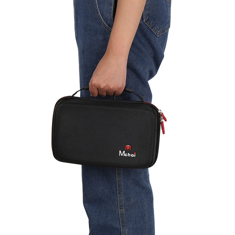 Mchoi estuche portátil para viajes, caben accesorios en el compartimento dedicado.