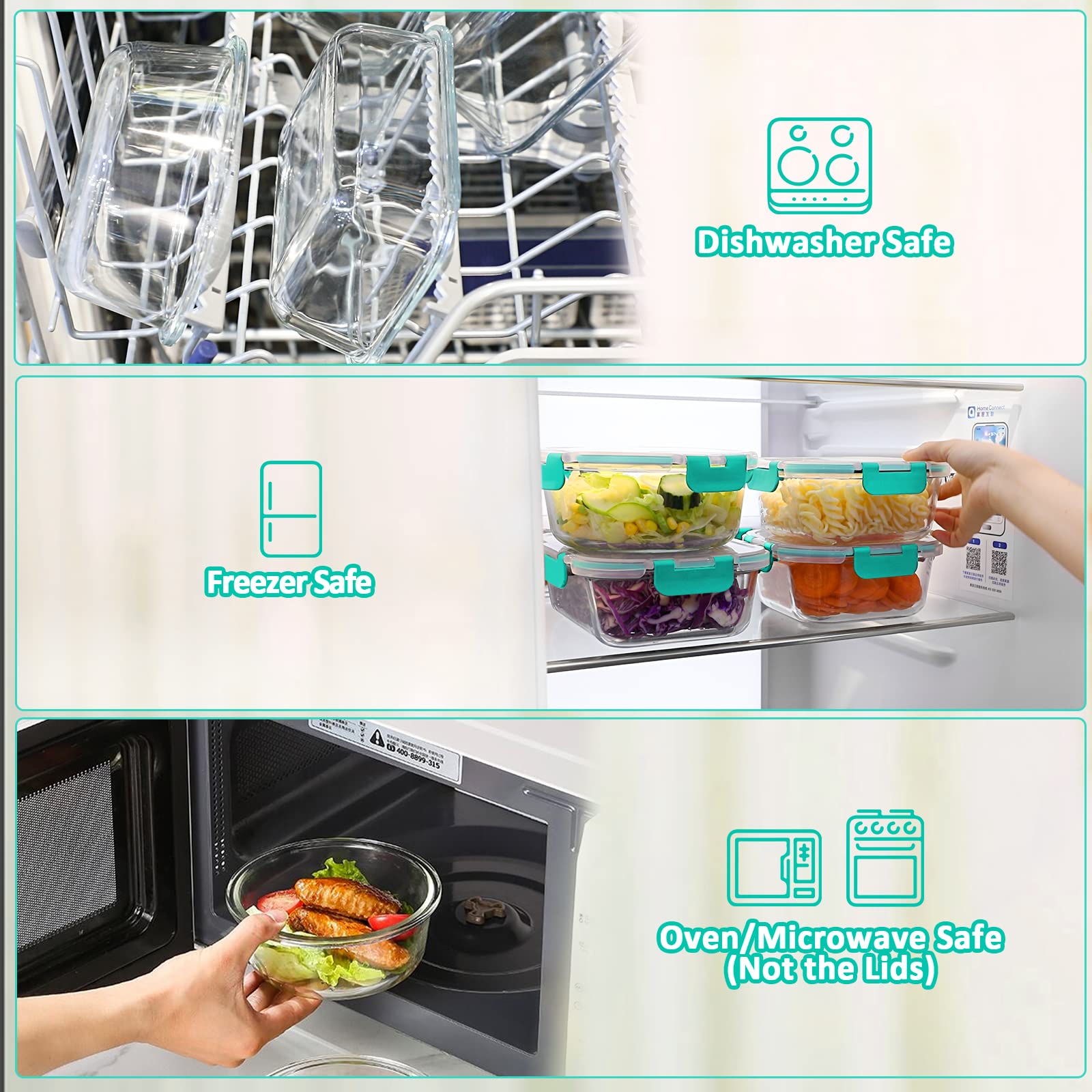 MCIRCO tapas herméticas con sellos de silicona evitan derrames.