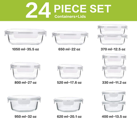 MCIRCO vidrio borosilicato resistente apto para microondas y horno