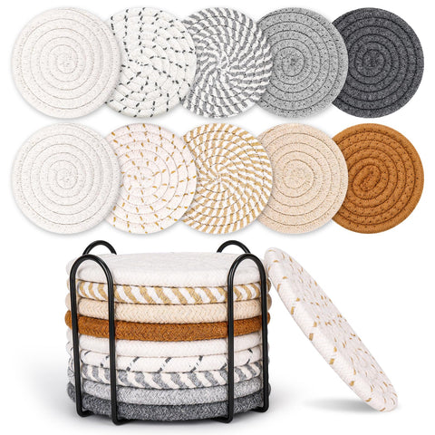 Posavasos absorbentes Mckanti minimalistas para proteger la mesa y el escritorio