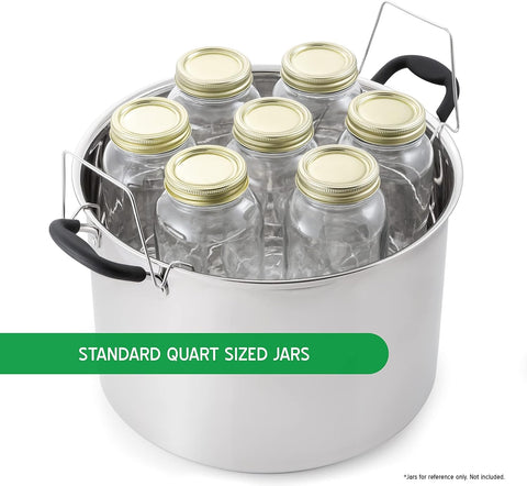 McSunley Prep•N•Cook 21.5Qt tapa de vidrio templado para ver la cocción sin abrir.