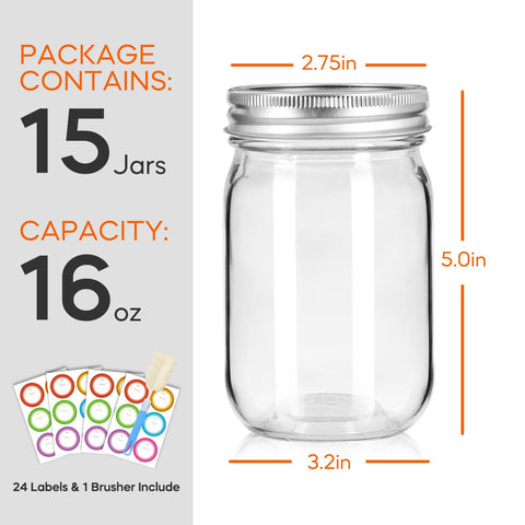 Tapas de silicona McUpper para frascos Mason, sellado seguro.