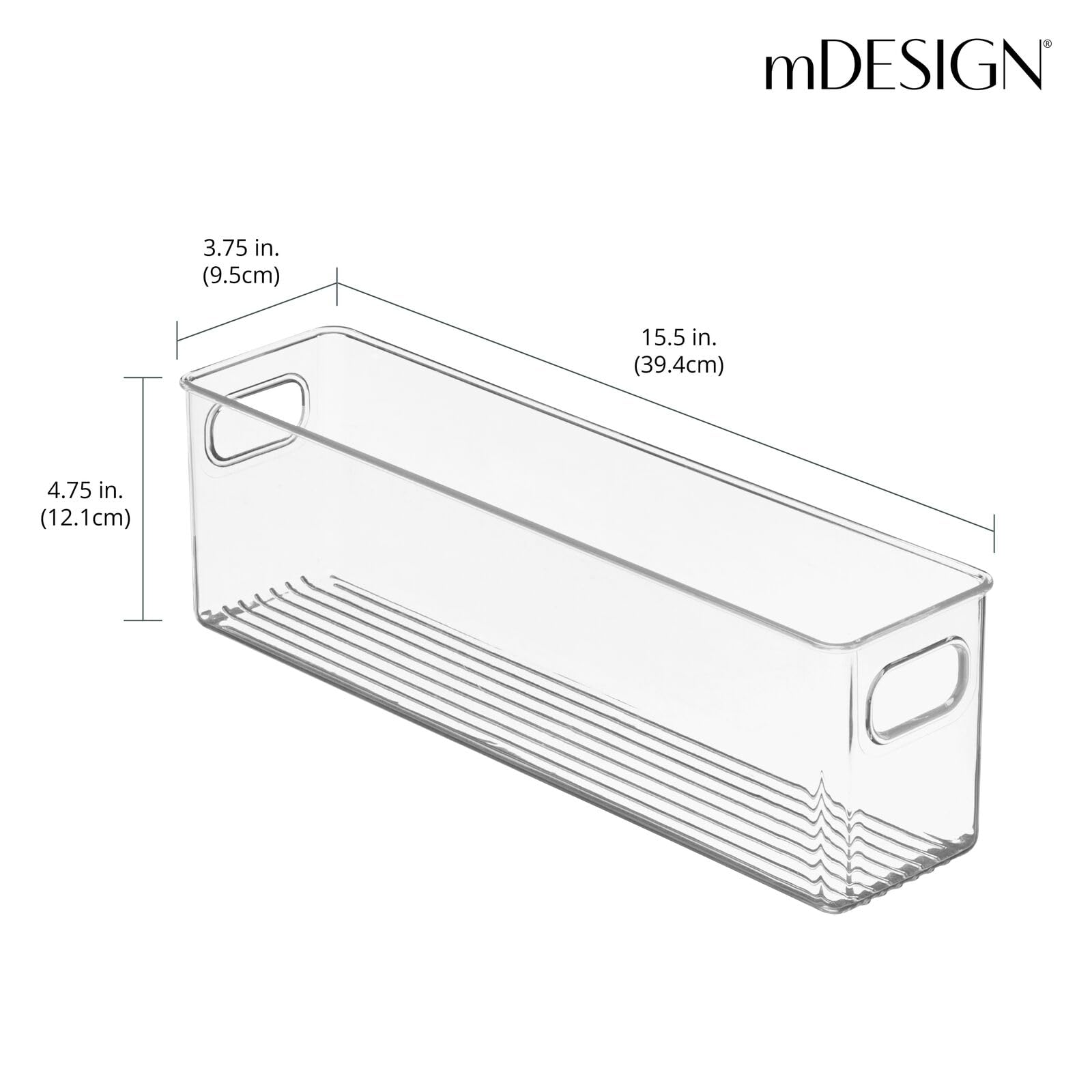 Organizador apilable de mDesign bajo gabinete, optimización de espacio.