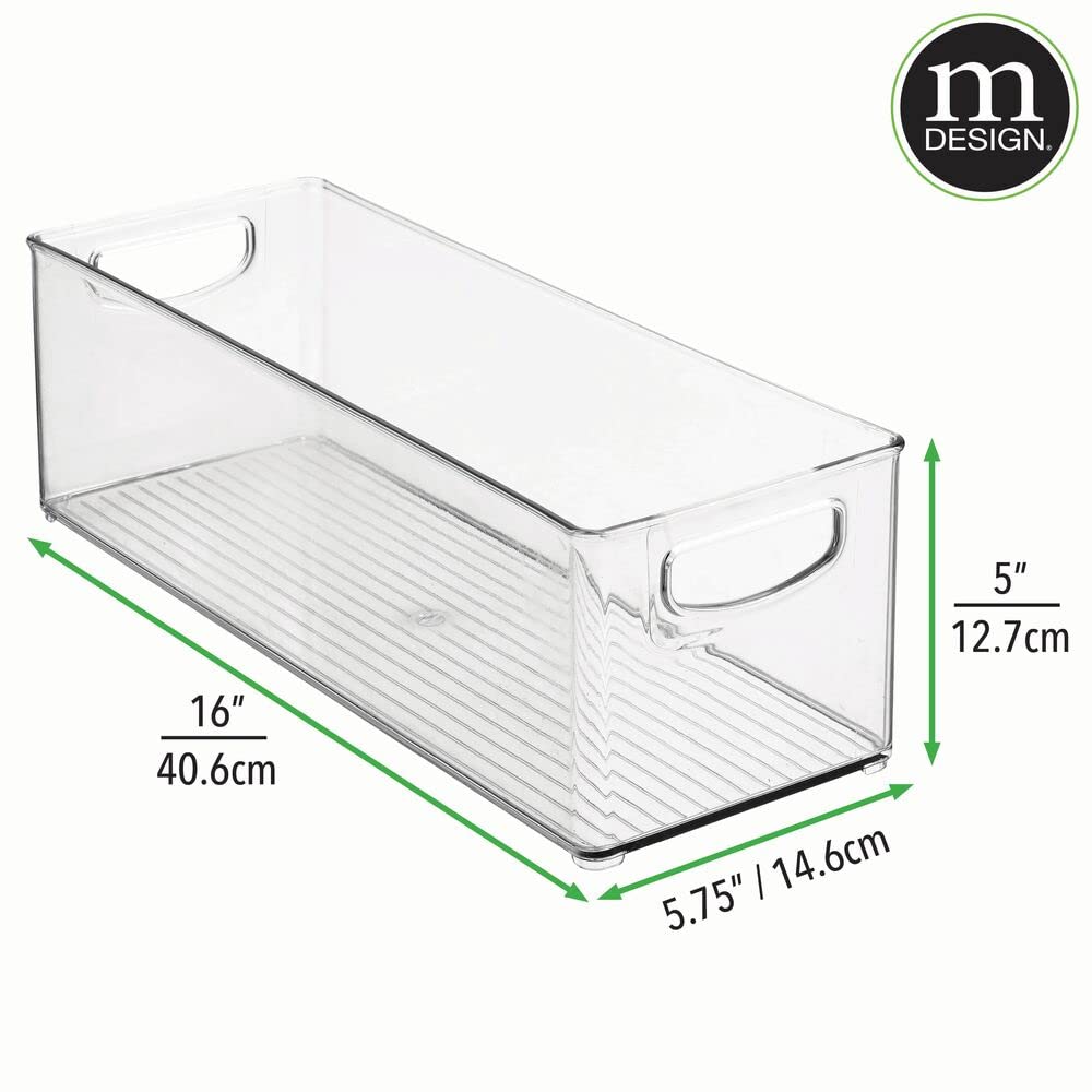 mdesign juego de dos organizadores de cocina para orden y espacio
