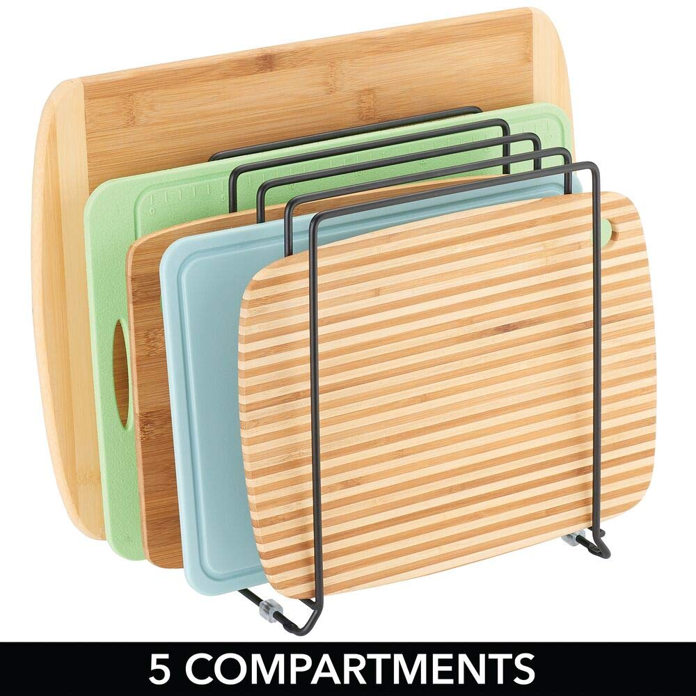 mDesign organizador cocina: ordena ollas, sartenes y utensilios.