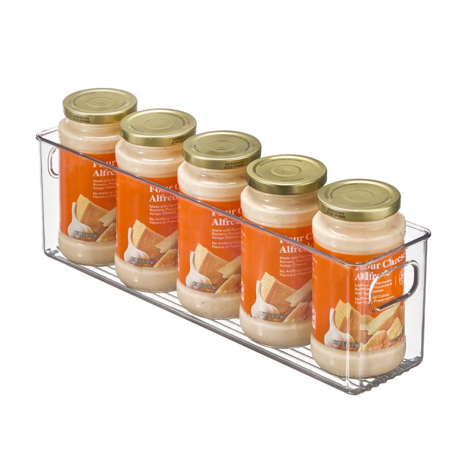 Organizador mDesign para lavandería y cocina, uso versátil.