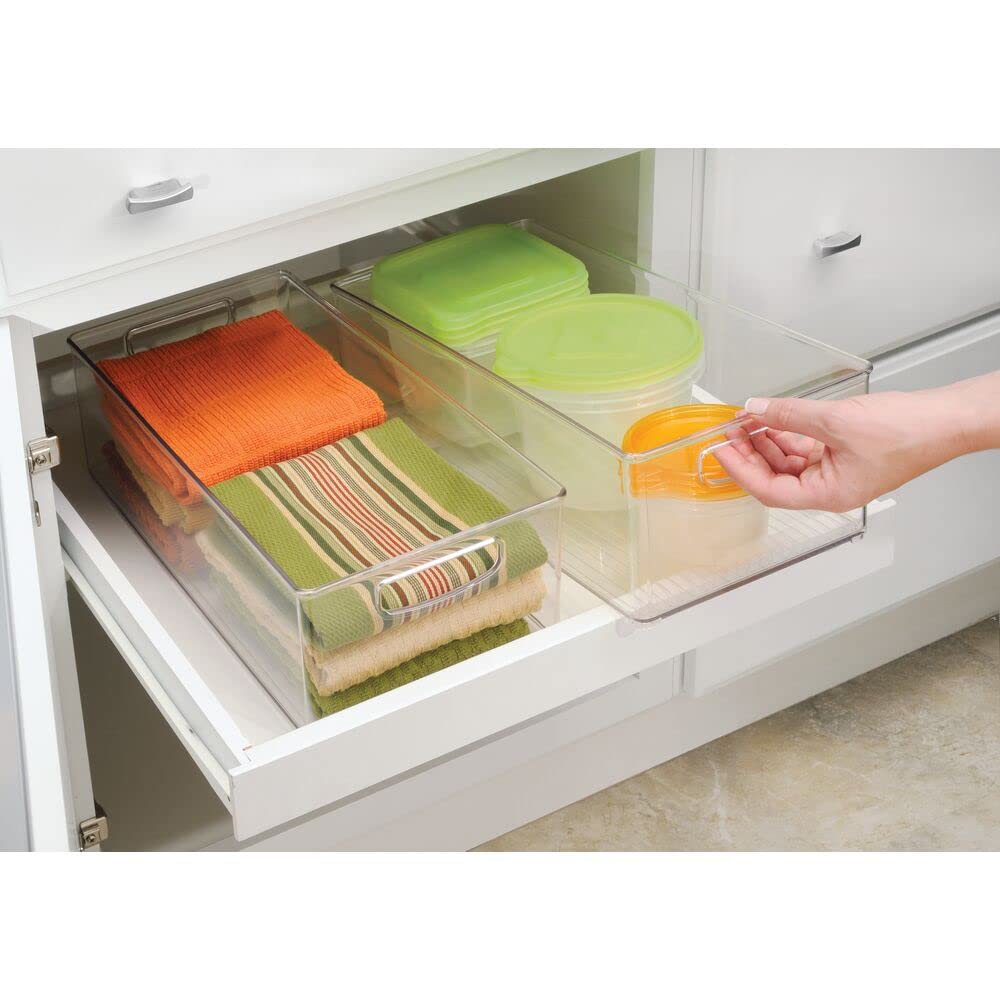 mdesign organizador refrigerador para estantes mejora visibilidad de porciones