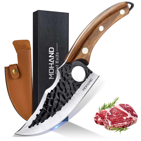 MDHAND cuchillo chef afilado y preciso para cortes finos en la cocina.