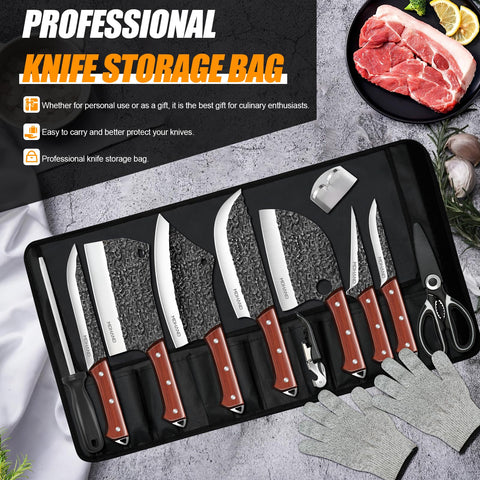 MDHAND cuchillo desollar para pieles con control