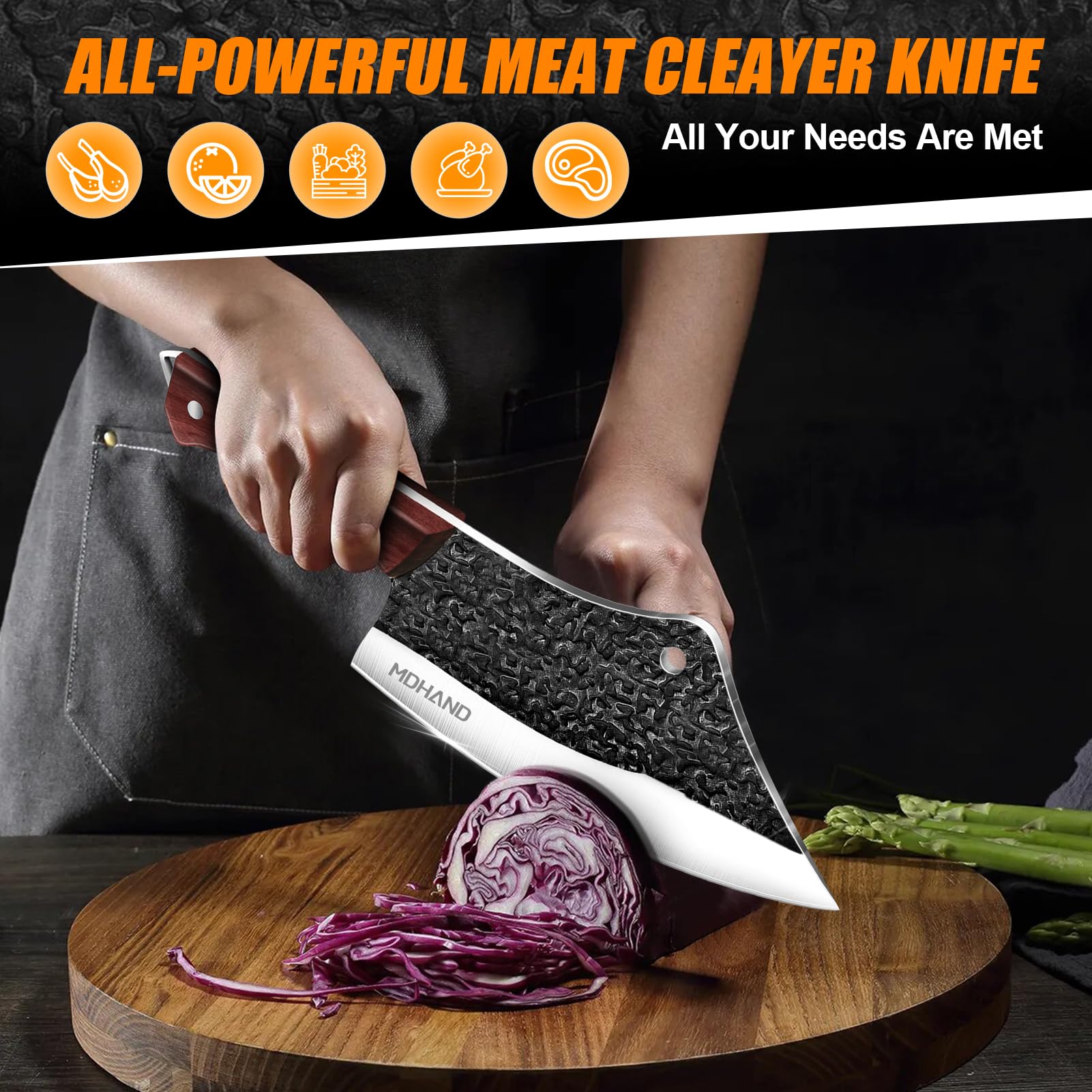 MDHAND cuchillo desosar para deshuesar con precisión