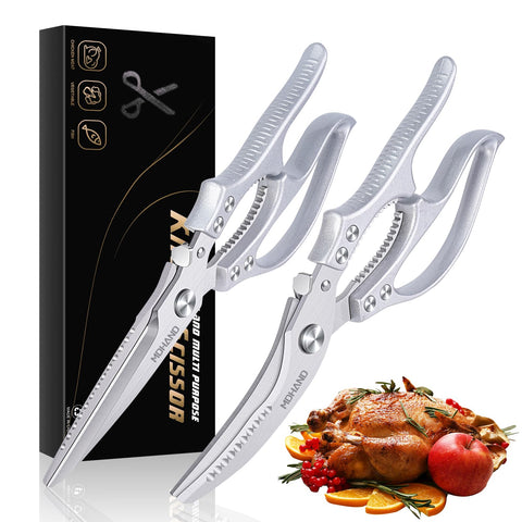 MDHAND tijeras de cocina: visión general del conjunto versátil para múltiples tareas.