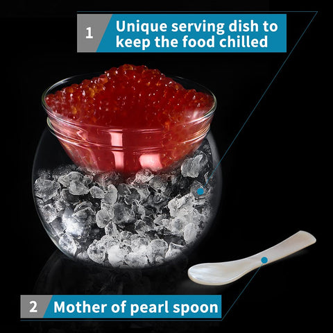 MDLUU tazón hielo 6-8oz ofrece porciones prácticas y frescas.