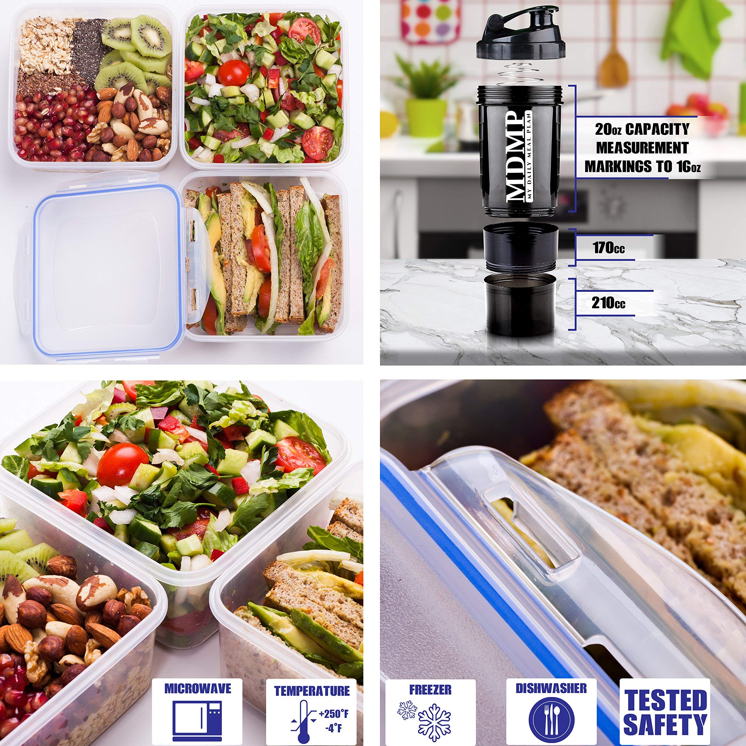 Los packs de hielo reutilizables mantienen la comida fría durante el día.