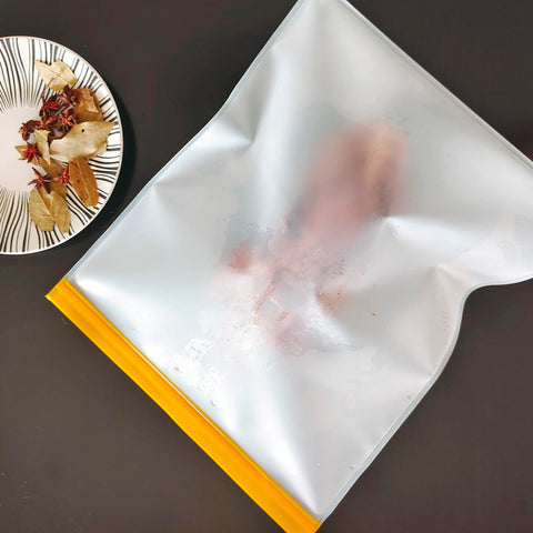 Bolsas MDXC para lavado a mano y secado al aire.