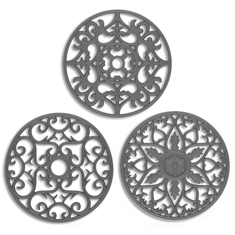 ME.FAN Trivets protege superficies al colocar platos calientes.