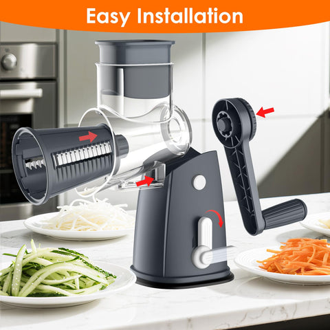 MealHelper acabado gris moderno, complemento de encimera práctico