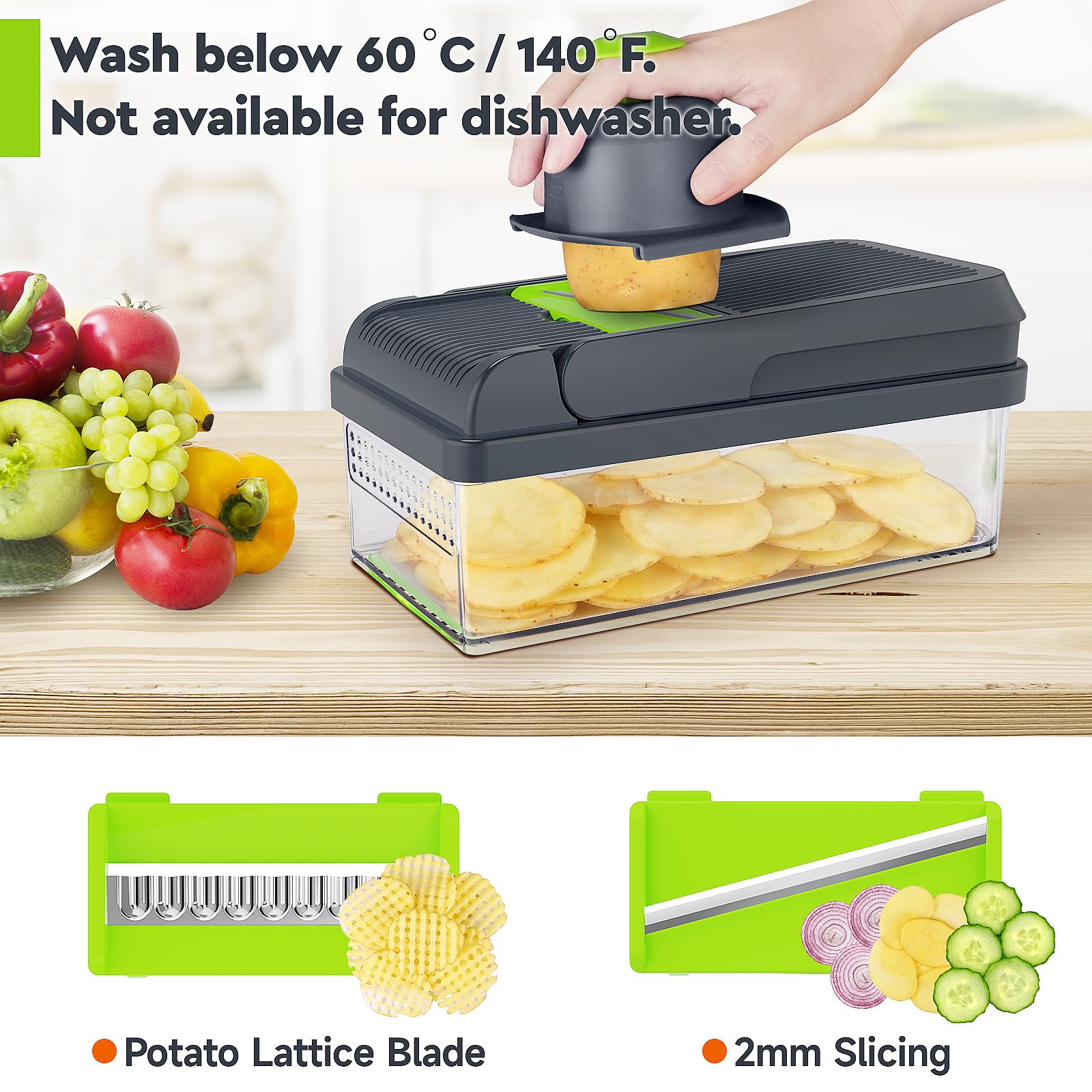 MealHelper contenedor de almacenamiento mantiene ingredientes organizados y listos para usar.
