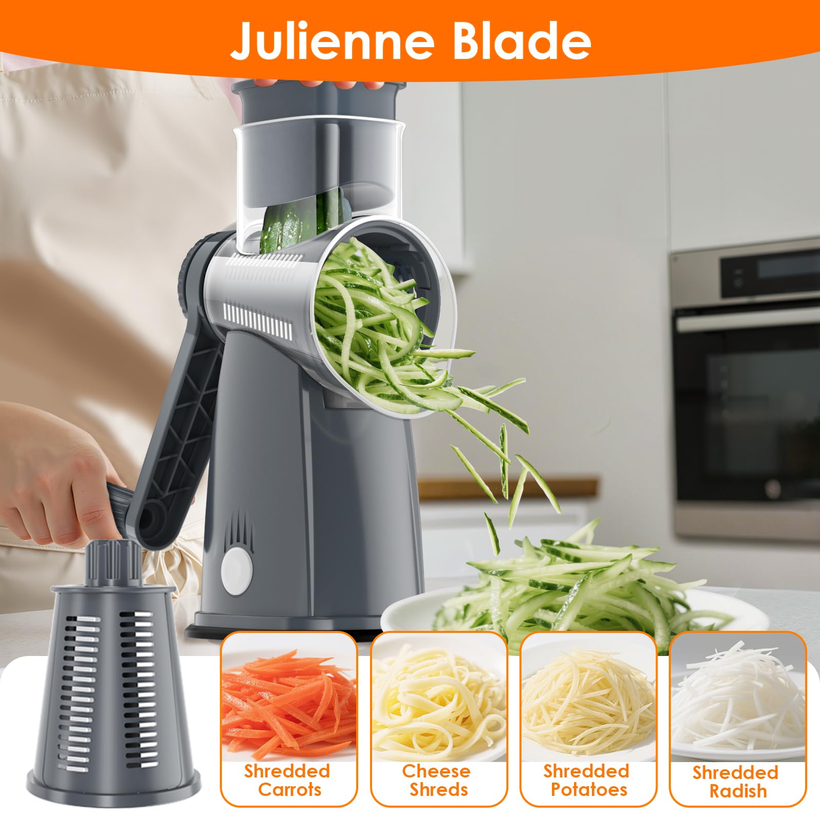 MealHelper hojas intercambiables en acero inoxidable listos para varias tareas