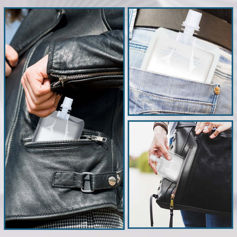 Meanplan bolsas transparentes para bebidas, fáciles de usar con el menaje.