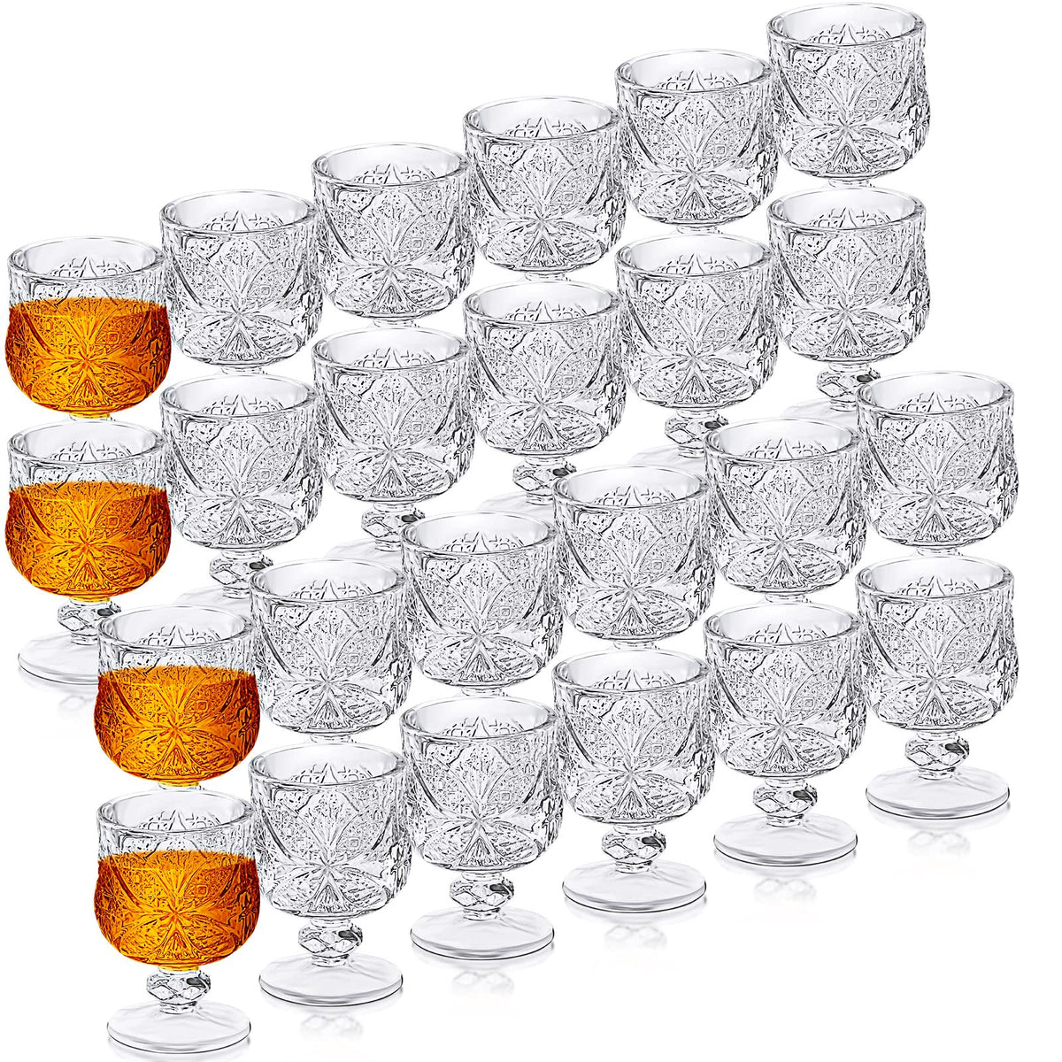 Meanplan vasos de brandy 1,75 oz con grabado, ideal para degustación elegante