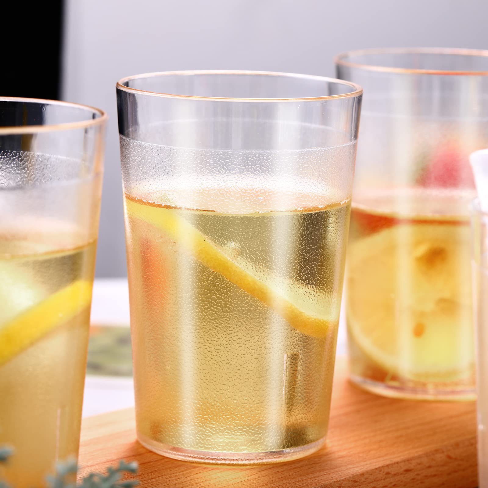 Meanplan vaso plástico 8 oz para fiestas, perfecto para eventos.