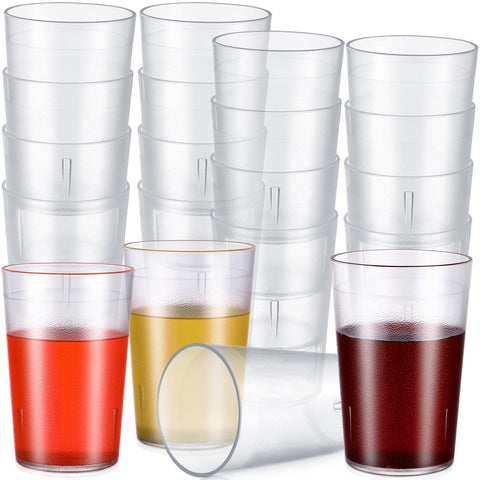 Meanplan vaso plástico 8 oz con acabado esmerilado, ideal para servir bebidas con agarre seguro.