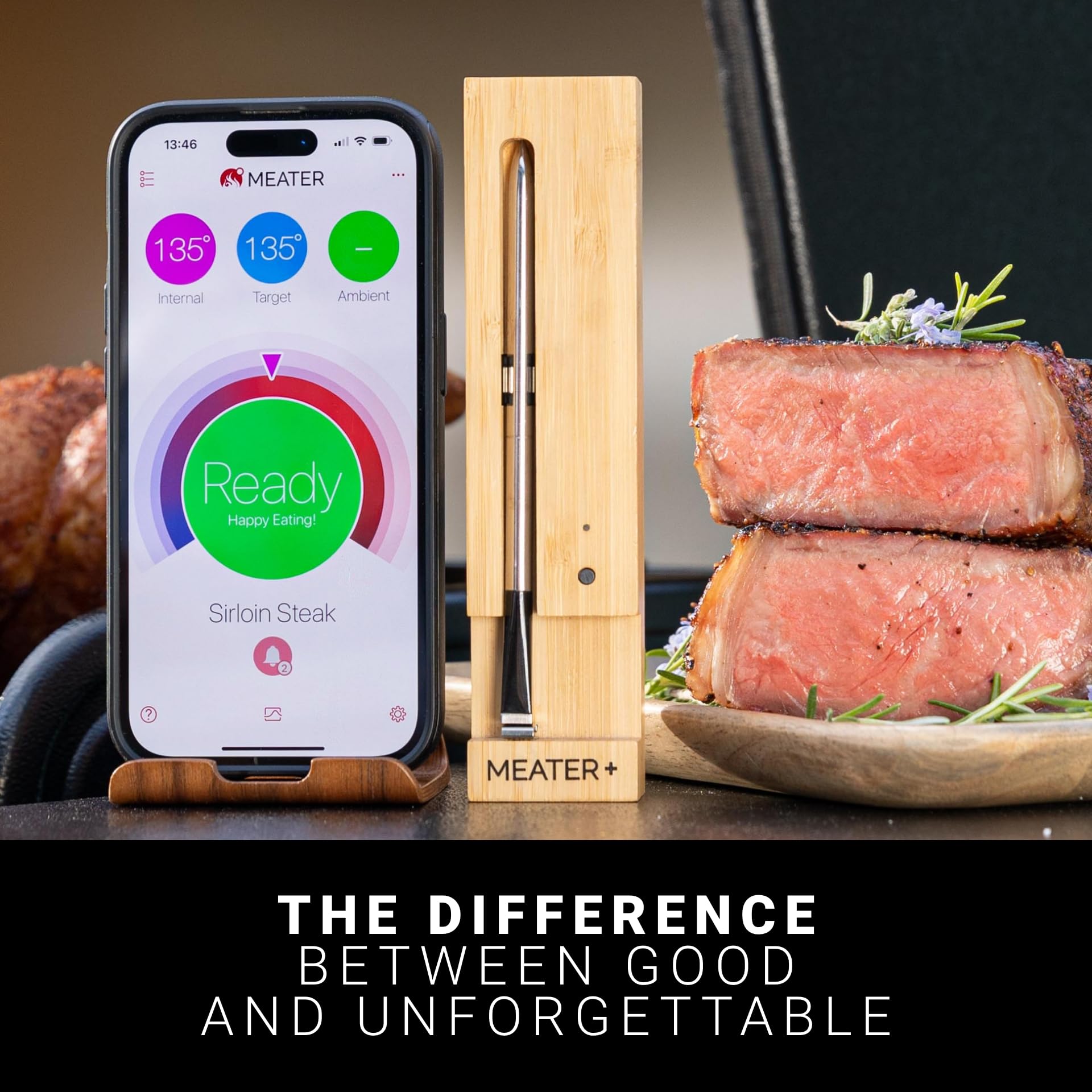 MEATER Plus para parrillas al aire libre y asados perfectos