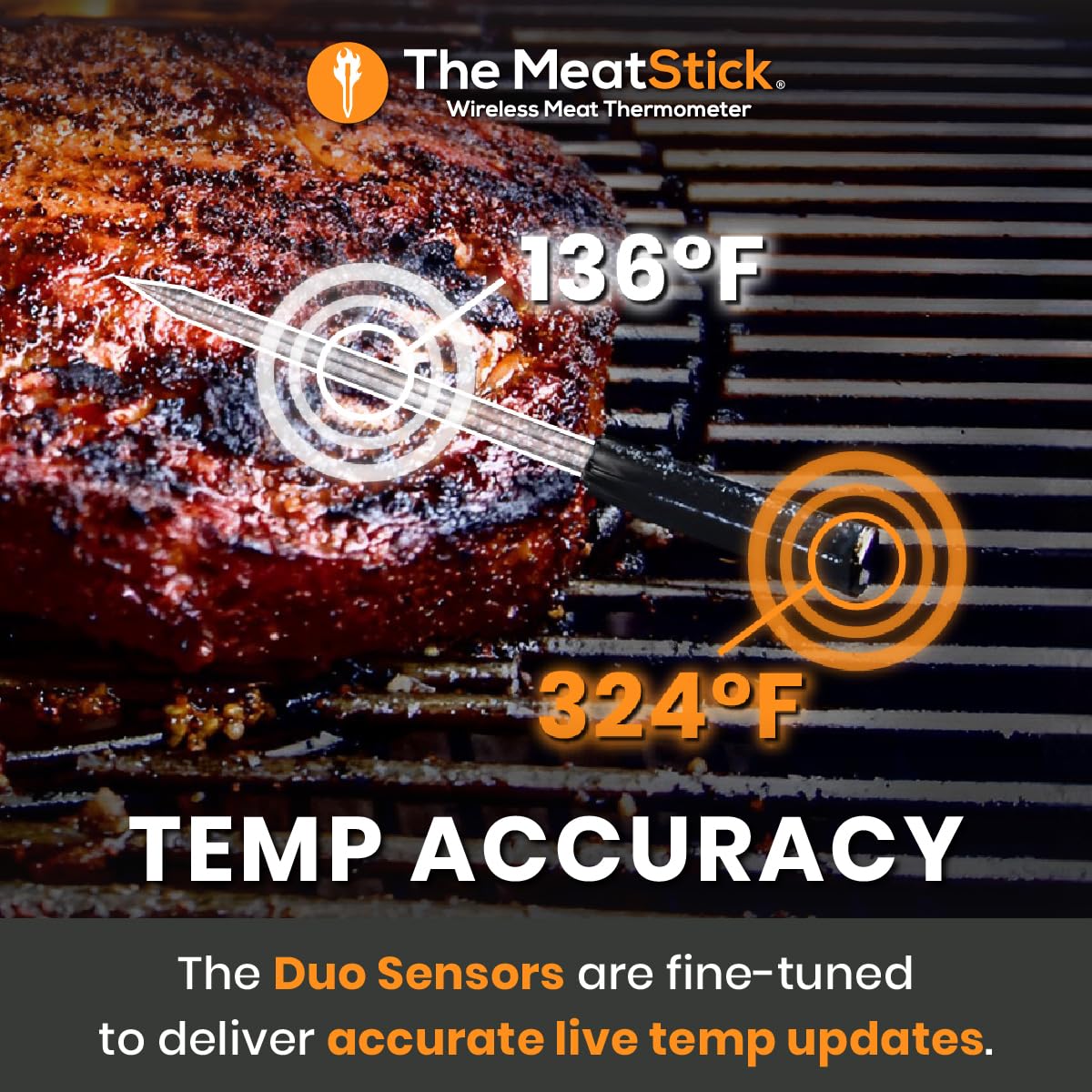 MeatStick resistente al lavavajillas y preparado para freír profundo