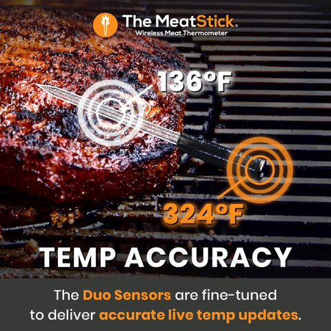 MeatStick resistente al lavavajillas y preparado para freír profundo