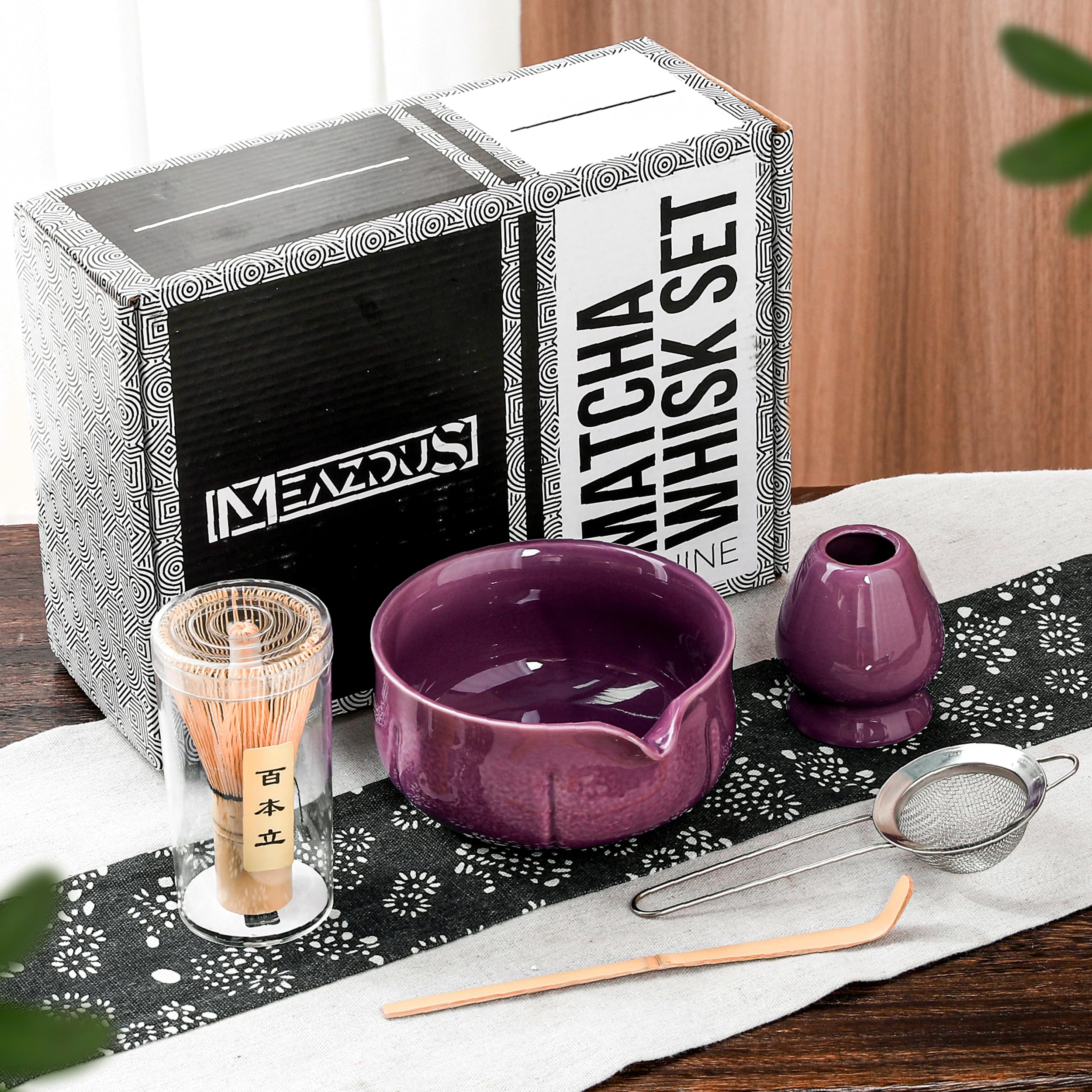 MEAZDUS set de matcha completo para experiencia auténtica