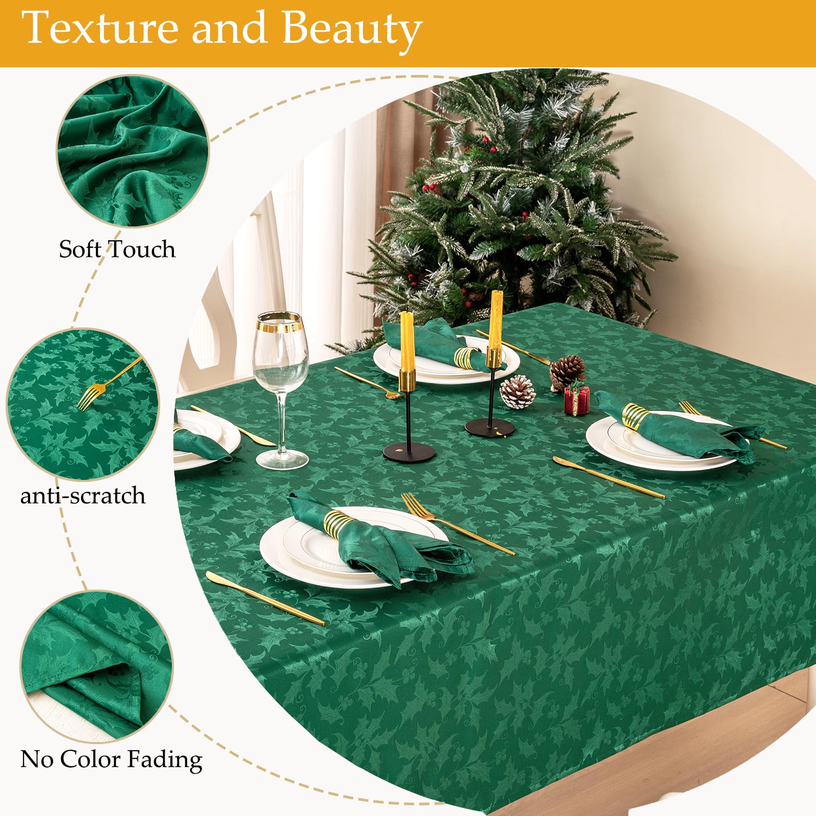 Jacquard doble cara Mebakuk añade elegancia a la mesa.