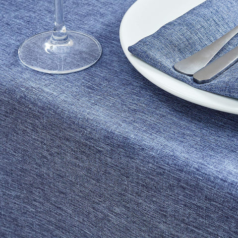 Mantel impermeable Mebakuk en azul, evita manchas durante cenas y picnics.