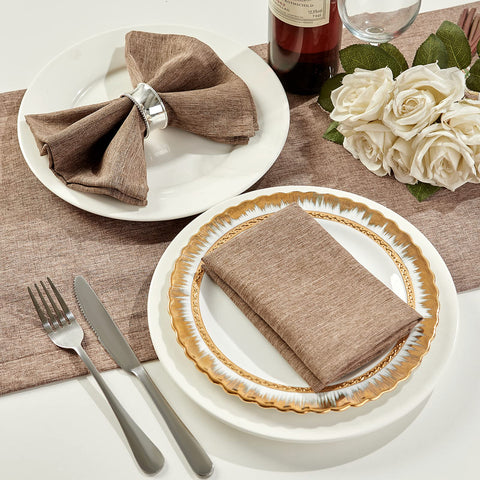 Mebakuk servilletas 17x17, diseño lino premium para bodas y restaurantes