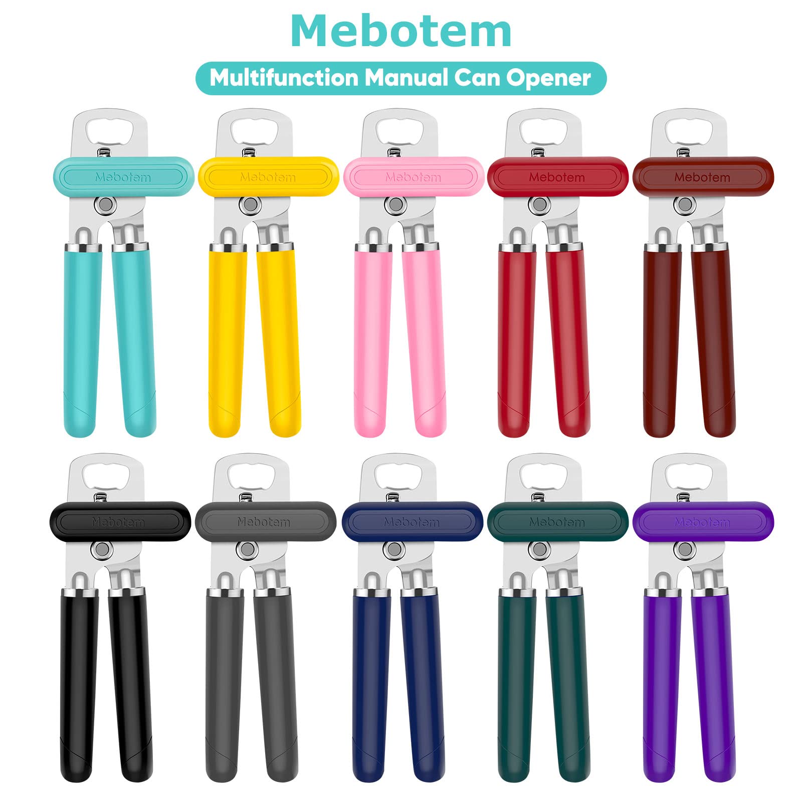 Mebotem mango ergonómico ofrece agarre cómodo durante la apertura.