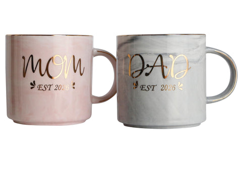 Regalo personalizado Mecai para pareja, detalle único para celebrar nuevos padres.