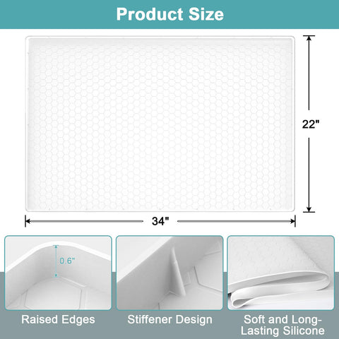 MECHEER protector cabina cocina impermeable evita manchas y salpicaduras.