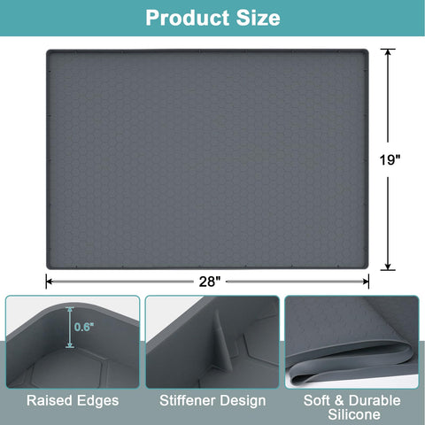 Mecheer protector de cabina impermeable en silicona para cocina