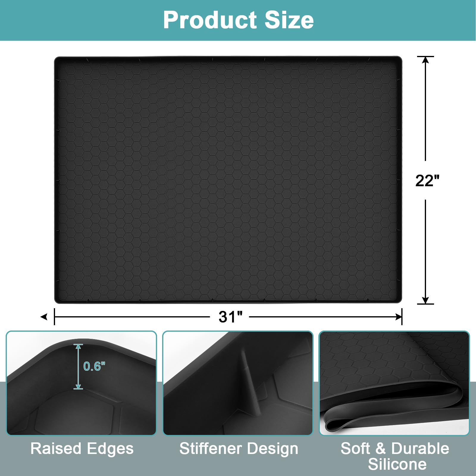 MECHEER protector impermeable bajo fregadero facilita la limpieza