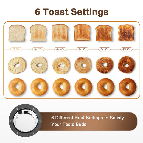 Mecity tostador para bagels, borde crujiente y centro suave.