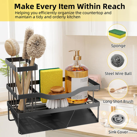 Mecyfaty organizador de cocina compacto, aprovecha la encimera sin ocupar mucho espacio.