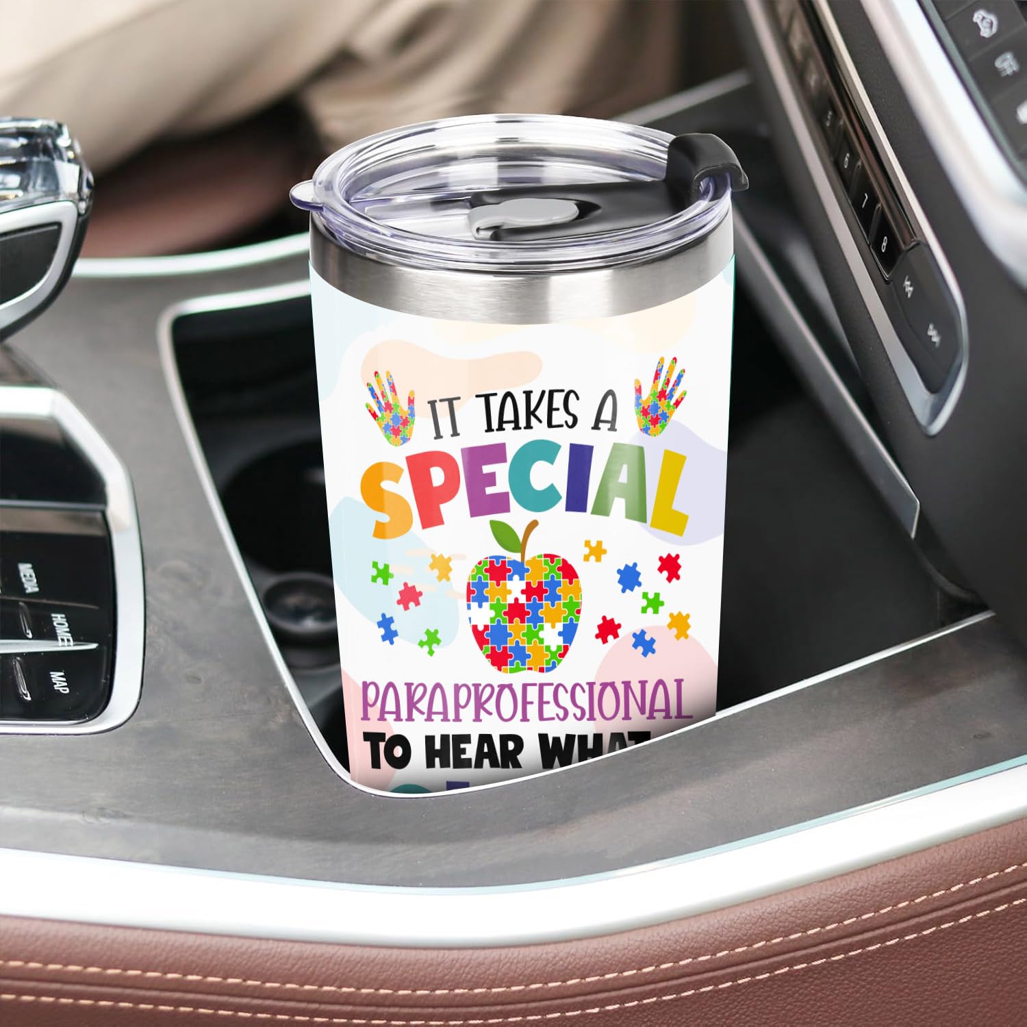 MEDROC tumbler de acero inoxidable, duradero para aula.